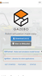 Mobile Screenshot of gazebosim.org